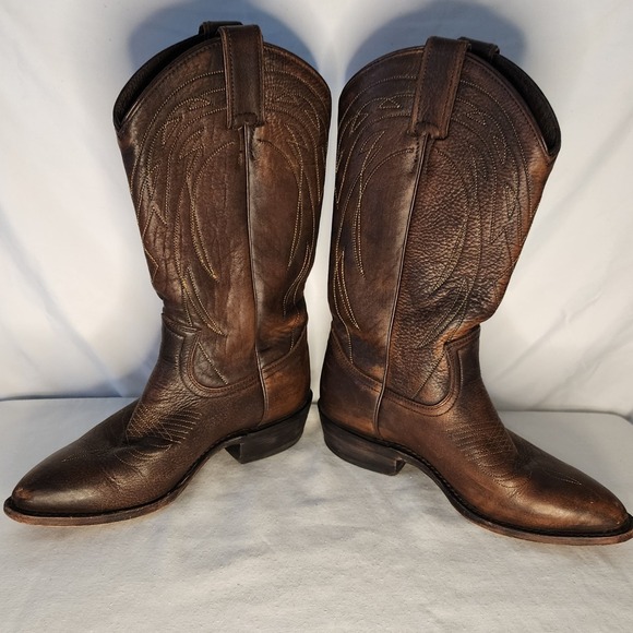 Frye Brown Heeled Boots - Picture 3 of 12